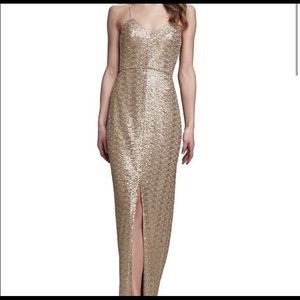 SALE AMSALE - Spencer Gown - Rose Gold sequin